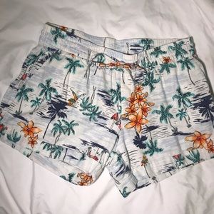 Tropical Linen Shorts